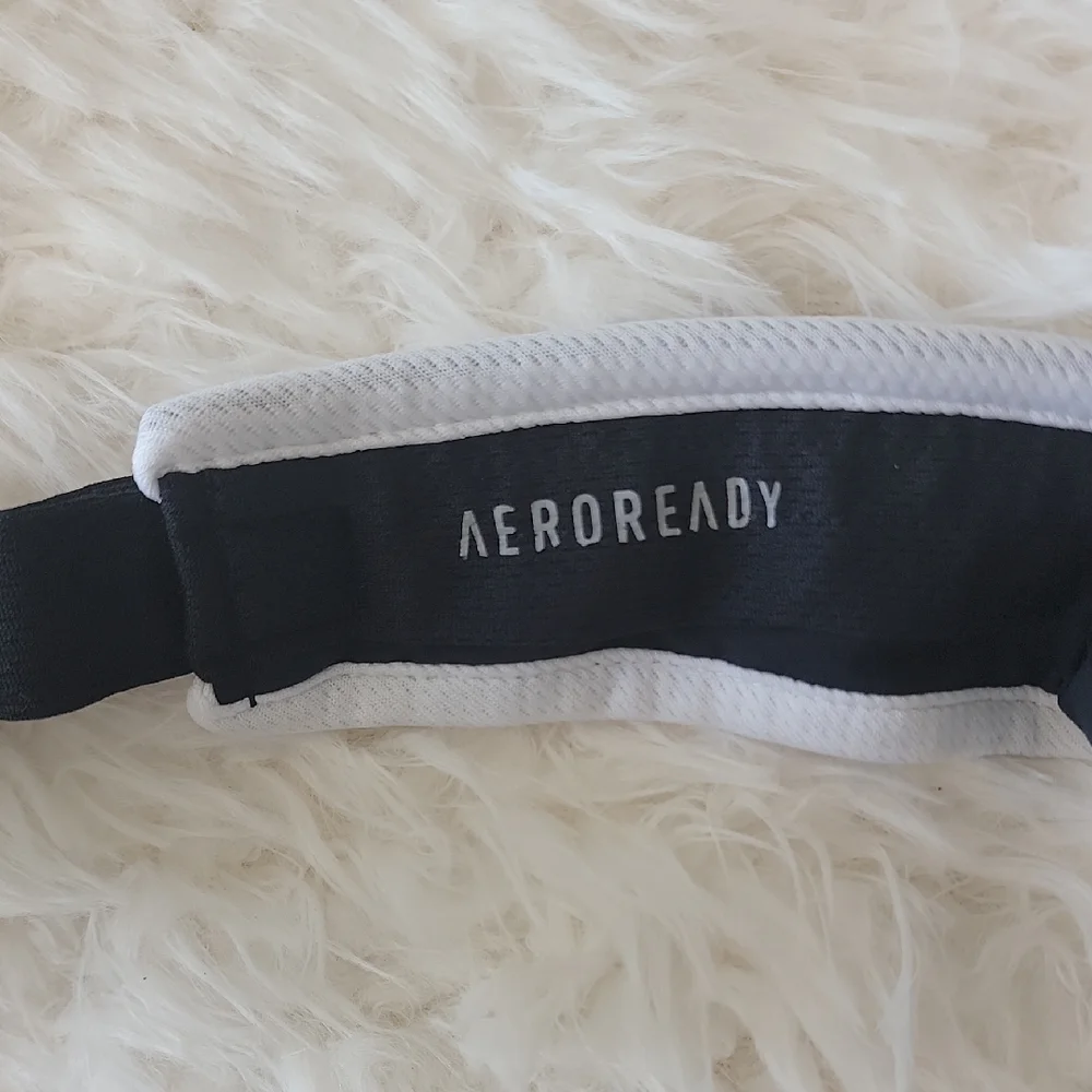 Adidas Visor Black White Size OS Activewear